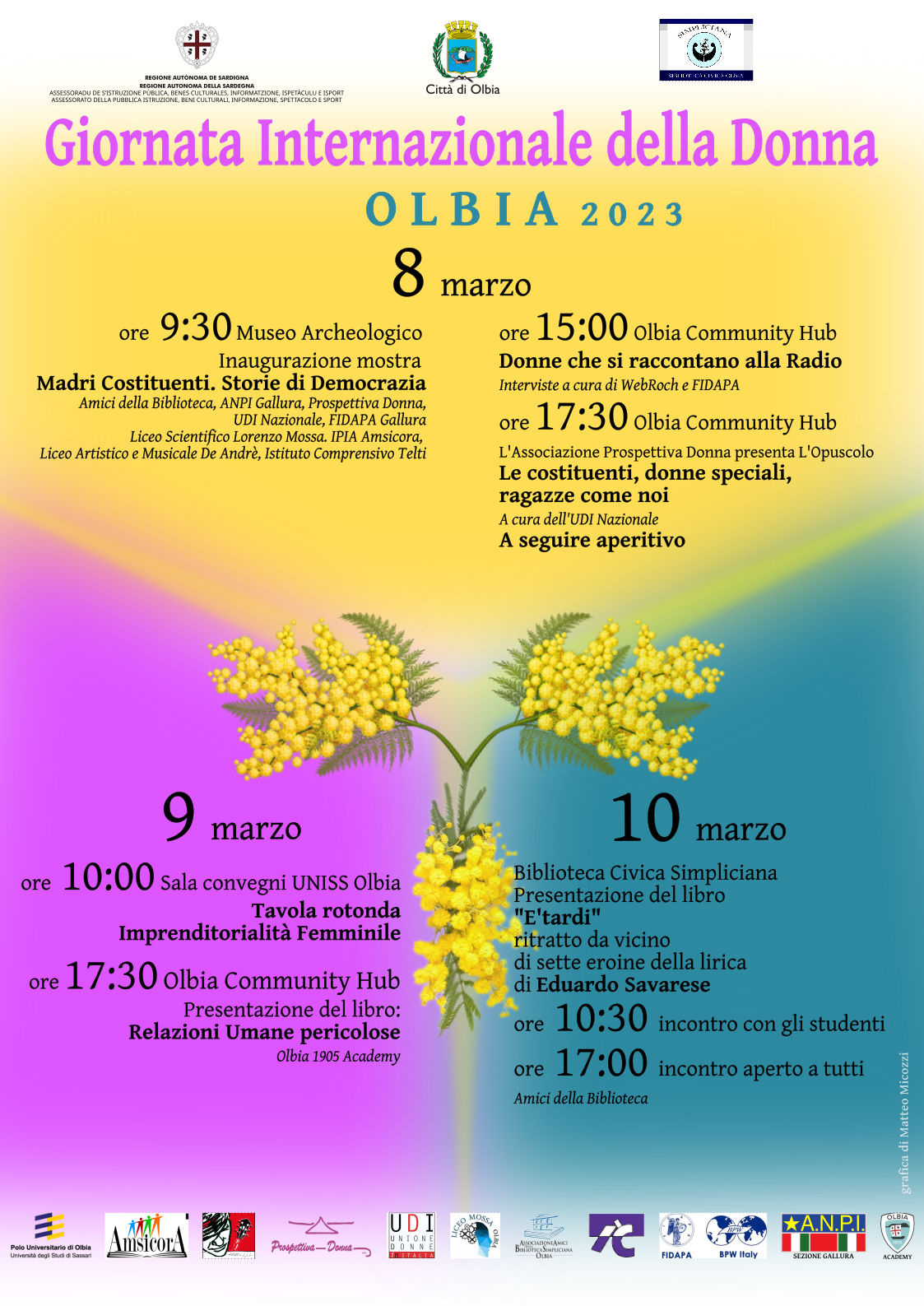 3 giorni Giornata della donna 2023