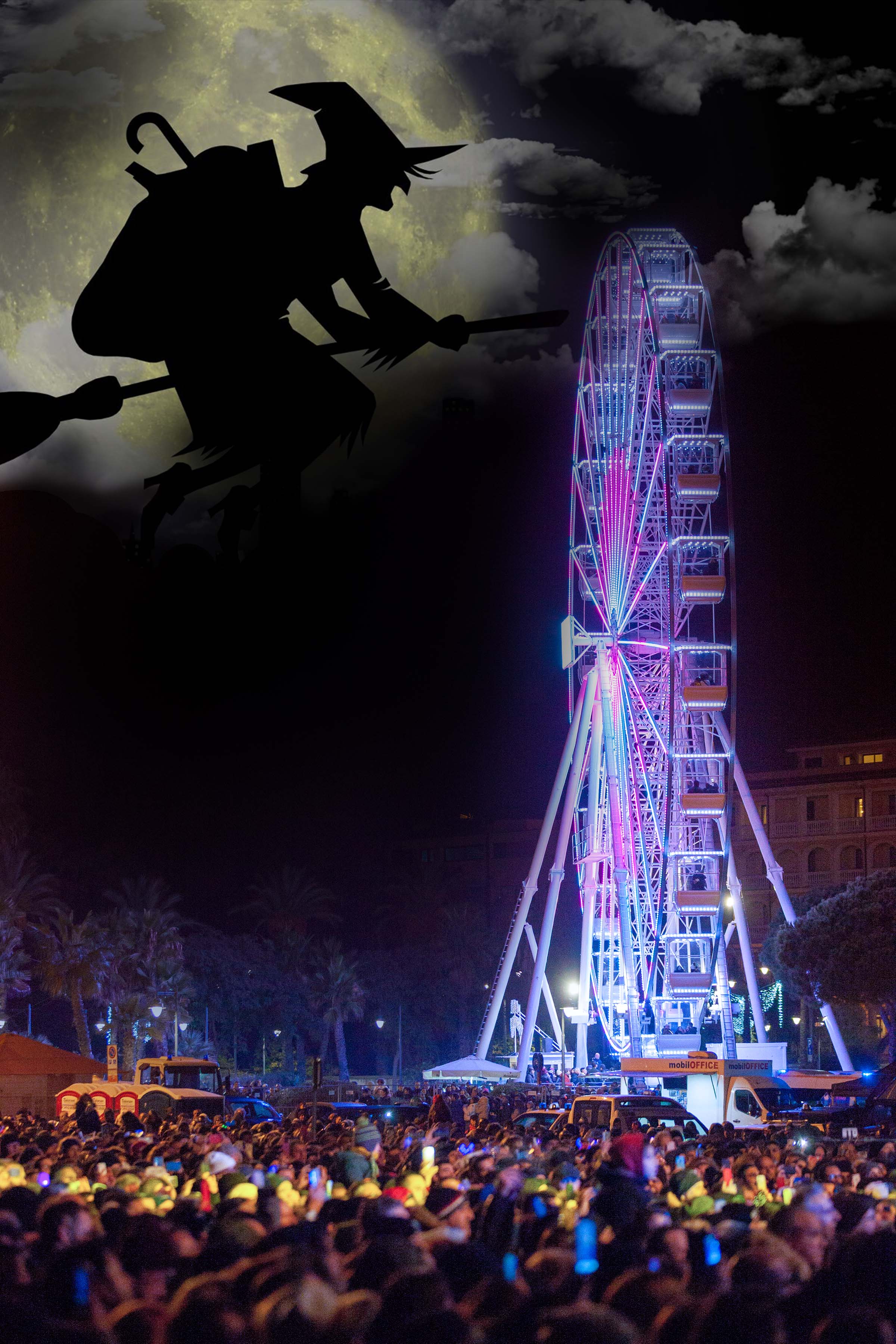 Olbia chiude le feste in bellezza: quest’anno la Befana arriverà dalla Ruota Panoramica