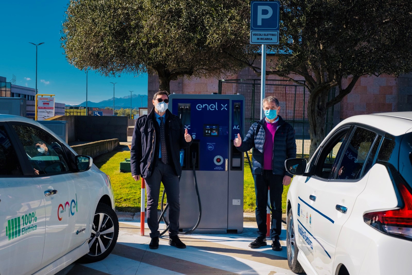 Olbia apre sempre più verso la mobilità elettrica: attivate le prime infrastrutture di ricarica Enel X