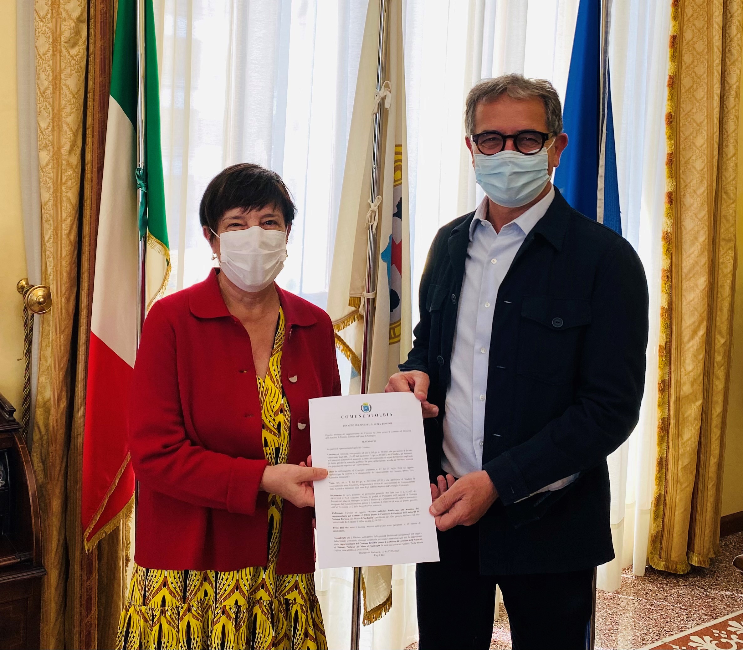 Comitato di Gestione dell’Autorità di sistema portuale del mare di Sardegna. Nomina del rappresentate del Comune di Olbia.