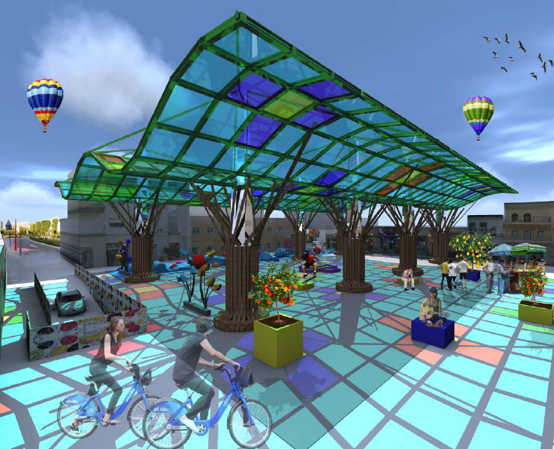 Coloriamo Piazza Mercato. Il vincitore del concorso di idee.